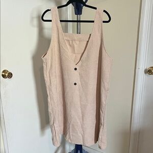 Women's Sleeveless Button-Front Top - Cream